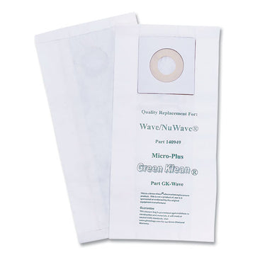 Green Klean® Replacement Vacuum Bags, Fits Windsor Chariot Ivac-nuwave, 10-pack freeshipping - TVN Wholesale